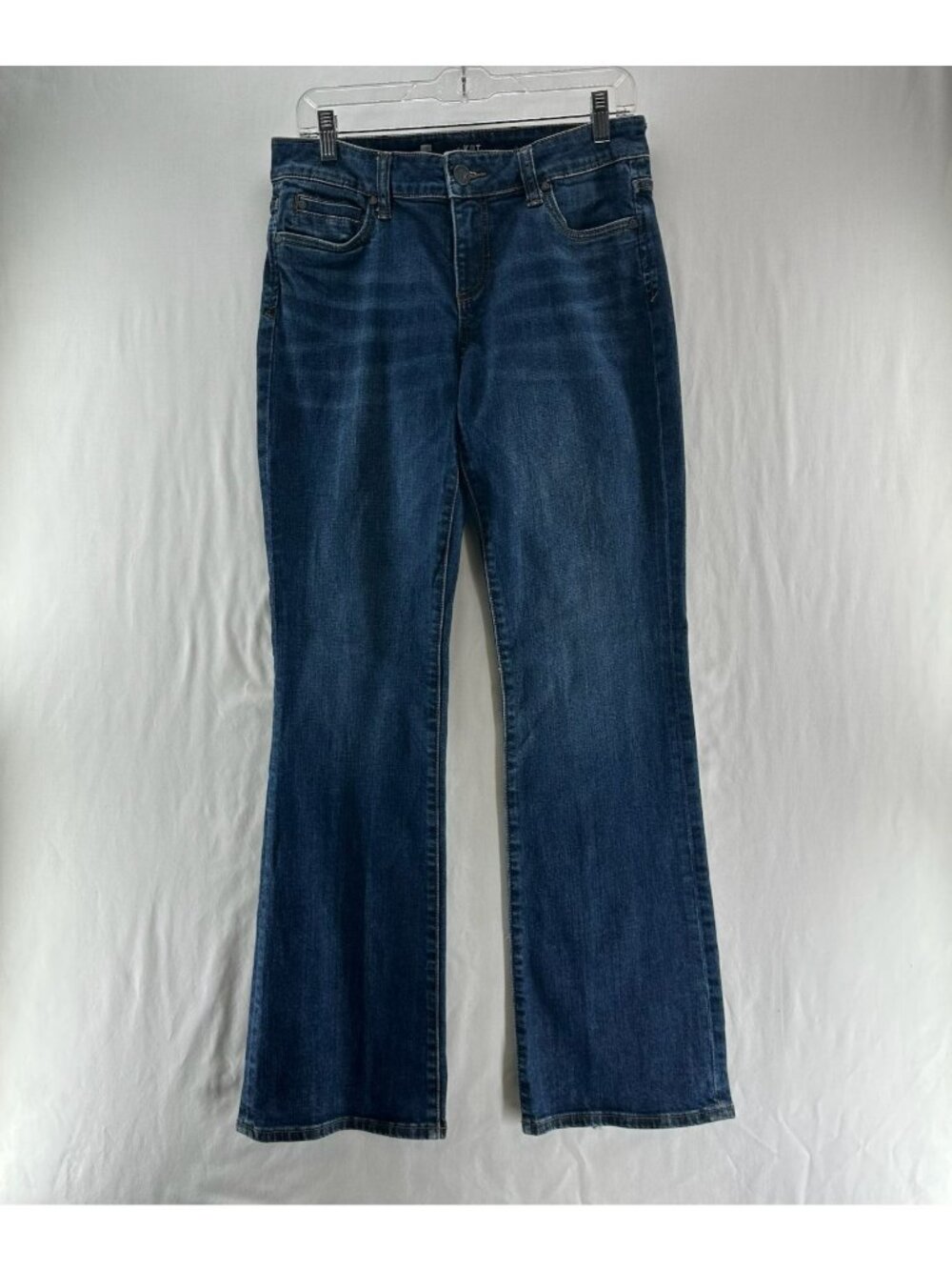 Kut from the Kloth Bootcut Jeans Womens 8 Dark Wash Stretch Denim Mid Rise Blue